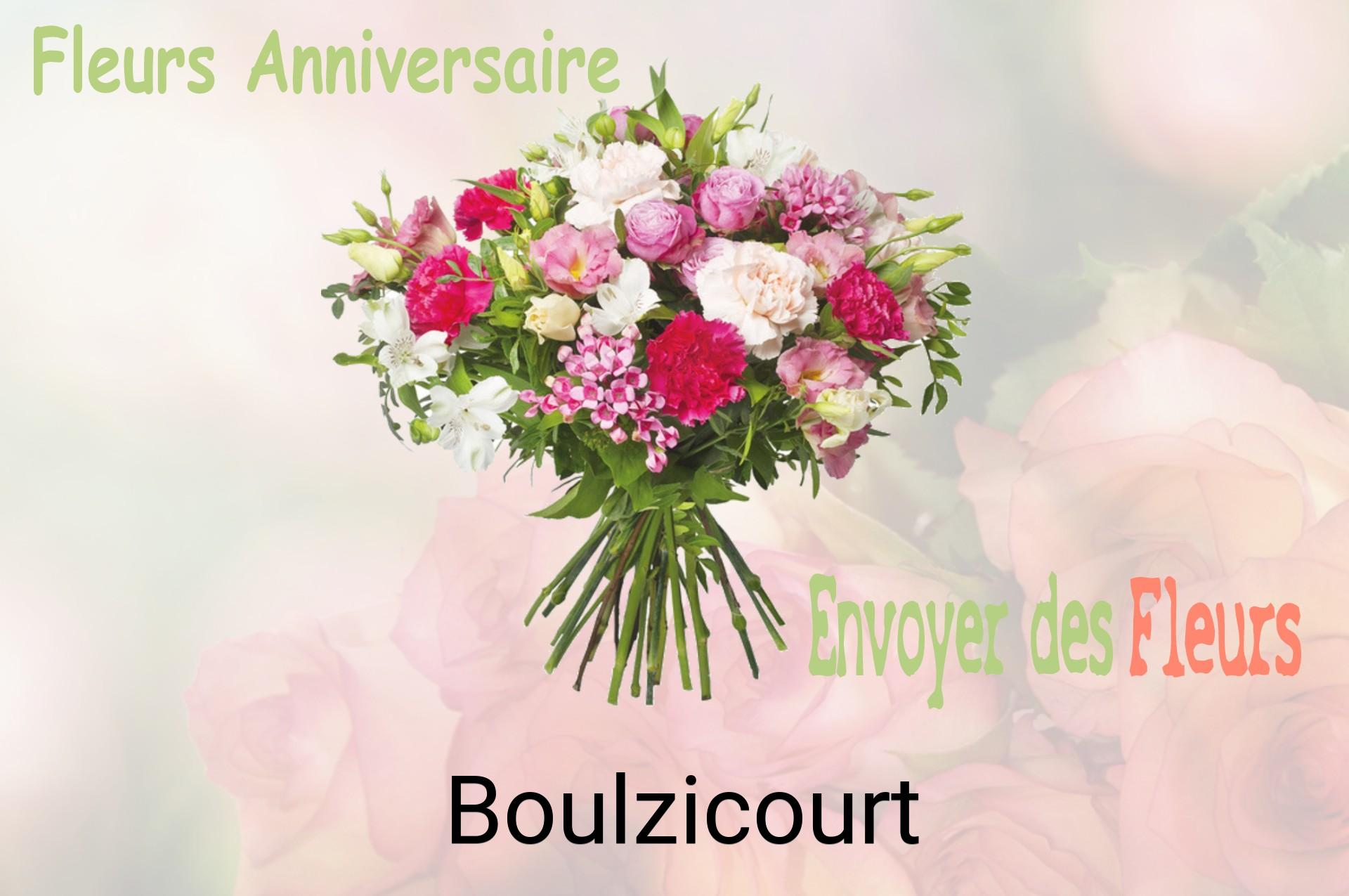 Bouquet de fleurs d’anniversaire livré à Boulzicourt