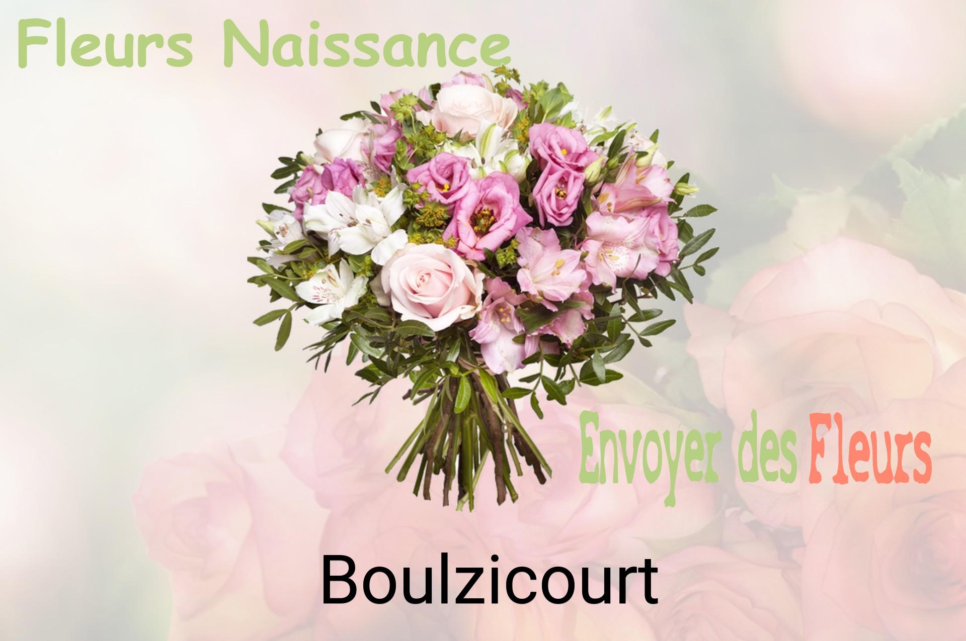 Bouquet de fleurs de naissance livré à Boulzicourt
